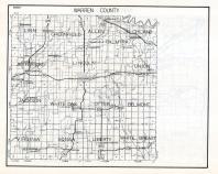 Warren County Map, Iowa State Atlas 1930c